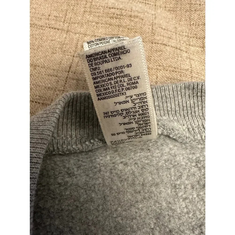 MAROON 5 Band Sweatshirt Adult Small Gray American Apparel California Fleece - Picture 7 of 9